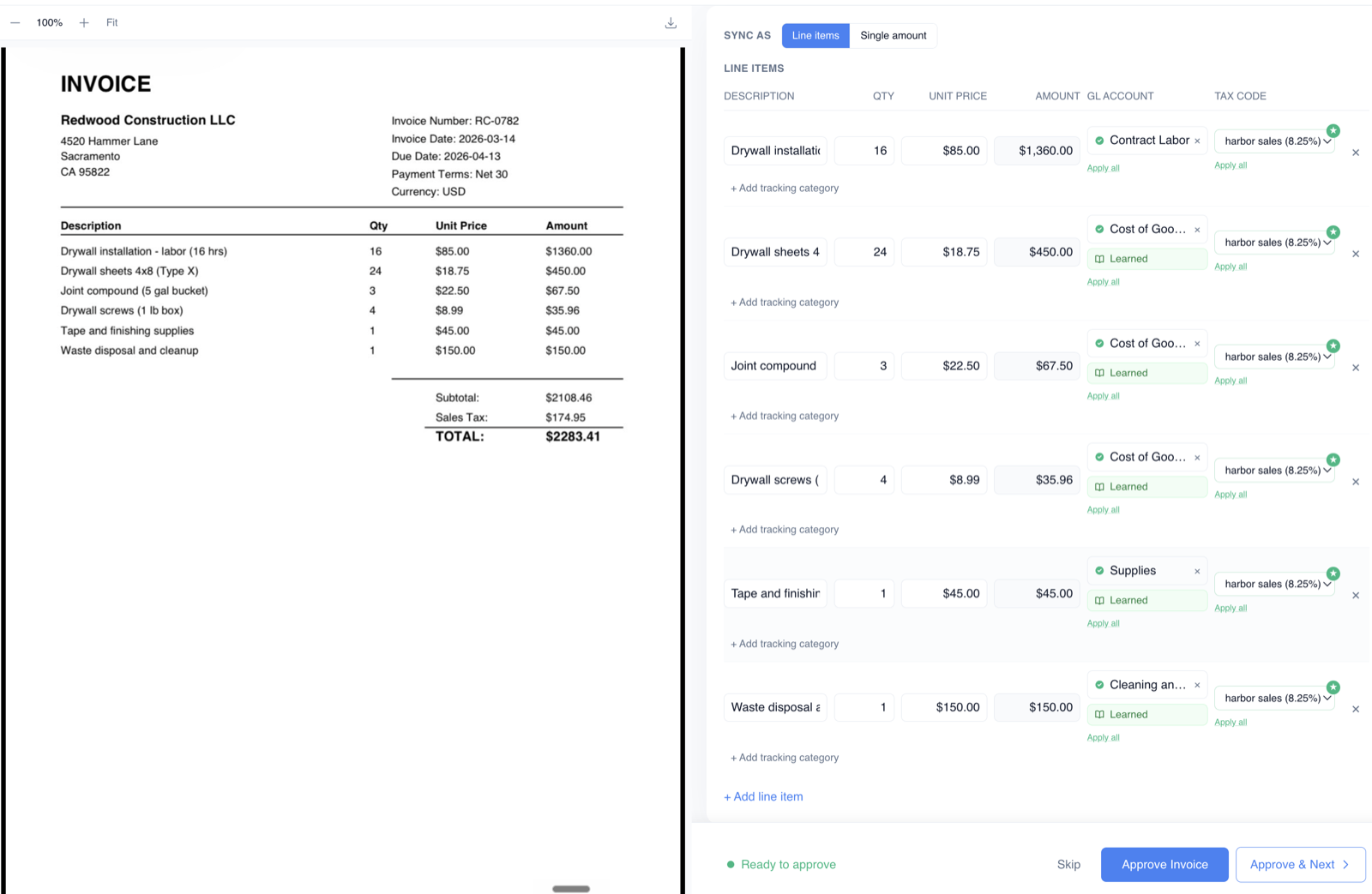 Docket product screenshot